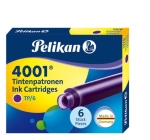 PelikanInk cartridge 4001 Tp6 violet 301697-Price for 6 pcs.Article-No: 4012700301697