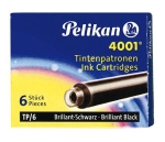 PelikanInk cartridge 4001 Tp6 black 301218-Price for 6 pcs.Article-No: 4012700301215