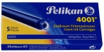 PelikanInk cartridge large capacity GTP5 royal blue 310748-Price for 5 pcs.Article-No: 4012700310743
