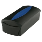 HANBusiness card box VIP, for 500 business cards, black-blue box case 2000-34Article-No: 4012473200036