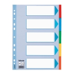 ESSELTEKartonregister Standard Blanko, A4, Karton, 5 Blatt, weiss 100191Artikel-Nr: 5902812001914