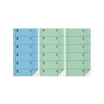 SIGELReceipt book waiter no. 1, 10.5x20cm, with blue paper, 360 tear-offs, light green BO001Article-No: 4004360920004