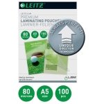 LEITZLaminating pouch A5 UDT 80mic, individually, crystal clear 7492-00-00Article-No: 4002432397761