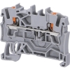 WAGO2-wire feed-through terminal with push-button 2.5 mm² gray 2202-1201Article-No: 163160