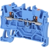 WAGO2-wire feed-through terminal with push-button 2.5 mm² blue 2202-1204Article-No: 163210