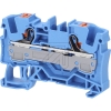 WAGO2-wire feed-through terminal with push-button 6 mm² blue 2206-1204Article-No: 163230