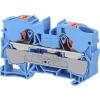 WAGO2-wire feed-through terminal with push-button 10 mm² blue 2210-1204Article-No: 163235
