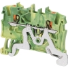 WAGO2-wire feed-through terminal with push-button 1.5 mm² green-yellow 2201-1207Article-No: 163240