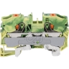 WAGO2-wire feed-through terminal with push-button 10 mm² green-yellow 2210-1207Article-No: 163260