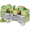 WAGO2-wire feed-through terminal with push-button 16 mm² green-yellow 2216-1207Article-No: 163265