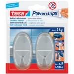 TESAAdhesive hook Powerstrips® system hook removable, oval, 1500g, 58050-00012-01-Price for 2 pcs.Article-No: 4042448105462