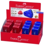 Faber CastellDoppelspitzdose In Schutz Hülle Rot und Blau sortiert 182701-Preis für 12 StückArtikel-Nr: 6933256608048