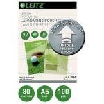 LEITZLaminating pouch A5 UDT 80mic, individually, crystal clear 7492-00-00Article-No: 4002432397761