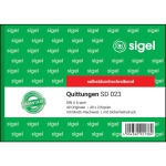 SIGELReceipt with VAT proof, A6, 3x40 sheets SD023Article-No: 4004360921384