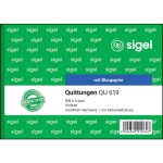 SIGELReceipt with VAT proof, A6 landscape, 50 sheets QU619Article-No: 4004360910647