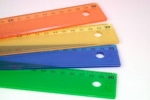 KUMRuler L3 30cm with ink edge Ice colors 3032329-Price for 4 pcs.Article-No: 4064900006742
