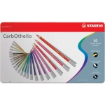 STABILOCarbOthello pastel chalk pen, metal case with 60 pencils 1460-6Article-No: 4006381279659