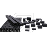 EGBCable duct set black 21 pieces 1400330