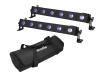 EUROLITESet 2x LED BAR-6 QCL RGB+UV Leiste + Soft-Bag