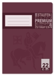 StaufenPremium exercise book A4 16 sheets Lin 22 squared 10322-Price for 25 pcs.Article-No: 4006050103223