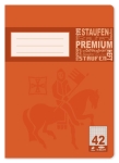 StaufenPremium exercise book A4 16 sheets Lin 42 squared border-Price for 25 pcs.Article-No: 4006050103421