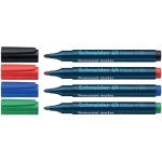 SCHNEIDERPermanent marker Maxx 130, round tip, refillable, 1-3 mm, 4 pieces, assorted SN113094Article-No: 4004675021533