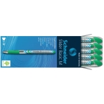 SCHNEIDERBallpoint pen Slider Basic, cap model, M, green, barrel color: transparent SN151104Article-No: 4004675043979