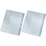 LEITZPlastic register 1-5, A4, PP, 5 sheets, gray 1283-00-85Article-No: 4002432341498