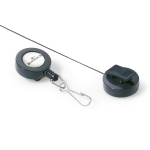 DURABLEID card holder yo-yo with snap hook, 80cm, 10 pieces, anthracite 8221 58-Price for 10 pcs.Article-No: 4005546802008