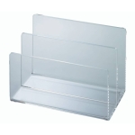 MAULCard stand acrylic crystal clear 2 compartments 19520 05Article-No: 4002390026734