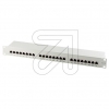 S-ConnPatch panel Cat.6 24 ports 75074 grey