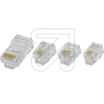 EGBModular plug 6/4 RJ 11 10 pieces in a polybag!-Price for 10 pcs.