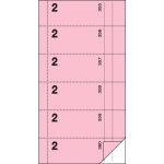 SIGELReceipt book waiter no., 10.5x20cm, with blue paper, 360 tear-offs, pink BO002Article-No: 4004360920011