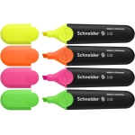 SCHNEIDERHighlighter Job, refillable, assorted, cardboard case of 4 SN50-1500Article-No: 4004675015006