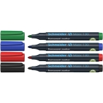 SCHNEIDERPermanent marker Maxx 130, round tip, refillable, 1-3 mm, 4 pieces, assorted SN113094Article-No: 4004675021533