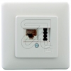 RutenbeckCombination socket UAE8/TAE 6F N UP pure whiteArticle-No: 241765