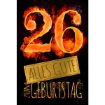 Geburtstagskarte Zahl 26 54-2026Artikel-Nr: 9004546522614