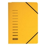 PagnaGummizugmappe A4 Pressspan gelb mit Eckspanngummi und 3 Einschlagsklappen 24007-05Artikel-Nr: 4013951004993