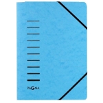 PagnaElastic folder A4 pressboard light blue with corner elastic and 3 flaps 24007-18Article-No: 4013951015500