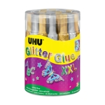 UHUGlitterglue YOUNG CREATIV ORIGINAL, 24 Tuben á 20 ml in 6 Farben sortiert 76Artikel-Nr: 0004026700760