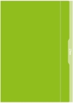 RNKfolder A3 green cardboard, white inside with elastic band and 3 flaps 45337Article-No: 4002871453370