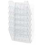 EXACOMPTABrochure holder, A4 landscape, 6 compartments, crystal clear EXACOMPTA 6425 64258DArticle-No: 9002493103269