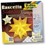FoliaBastelset Bascetta Stern 15x15cm gelb Transparentpapier 814-1515Artikel-Nr: 4001868033281