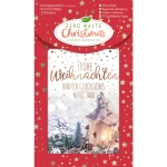 Double text Christmas card, 10 pieces, assorted 22-5769-Price for 10 pcs.Article-No: 4016723207691