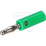 EGBBanana plug 4 mm green 56200-G-Price for 5 pcs.Article-No: 271330
