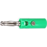 EGBBanana plug 4 mm green 56200-G-Price for 5 pcs.Article-No: 271330