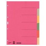 LeitzRing binder register A4 6sheets solid-colored cardboard 43580000Article-No: 4002432309399