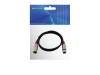 OMNITRONICXLR cable 3pin 1.5m bk/rd