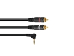 OMNITRONICAdaptercable 3.5 Jack 90°/2xRCA 3m bkArticle-No: 30225012
