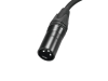 PSSODMX Kabel XLR 3pol 1,5m sw Neutrik schwarze Stecker